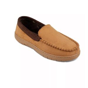 Tan Microsuede Memory Foam  Slipper Venetian